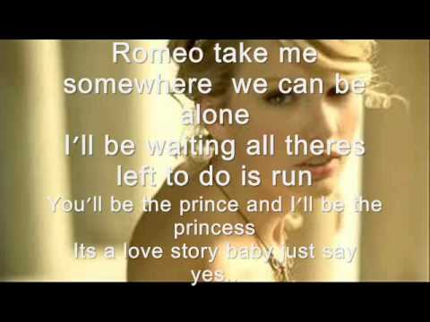 Love story - Taylor swift lyrics