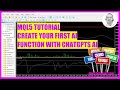 MQL5 TUTORIAL - USE THE CHATGPT AI RIGHT INSIDE METATRADER