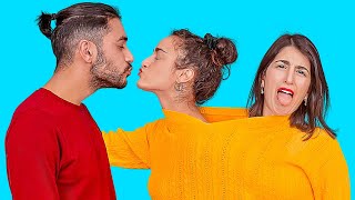 CONJOINED TWIN CHALLENGE FOR 24 HOURS! 2 Girls Stuck In 1 Sweater! Funny Pranks by 123 GO! CHALLENGE