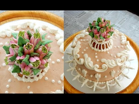 Как сделать самой торт с кремом Как сделать самой торт с кремом