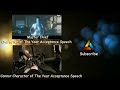Mass Efect - 3 - VGA Awards - Character Of The Year Acceptance Speech - Commander Shepard