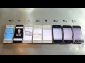 iPhone 5S vs 5C vs 5 vs 4S vs 4 vs 3Gs vs 3G vs 2G Speed Comparison Test