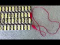 Fun with a few 9V batteries. (244 of them)