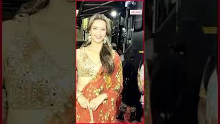 Tripti Dimri का देखने को मिला Saree look, Paps को किया पोज़