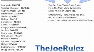 Cheat Codes For Pirates Of The Caribbean Lego Ds Game