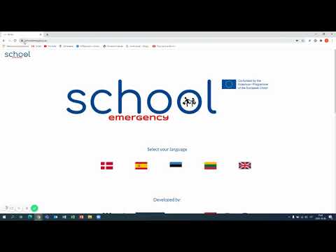 Interaktyvios platformos „Schoolemergency“ videogidas