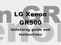 How to Unlock LG Xenon Gr500 - Rogers Fido Bell Telus Cingular At&t code network ...