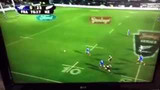 Amazing New Zealand Try vs France 2013