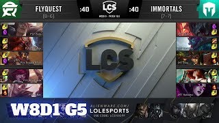 FlyQuest vs Immortals | Week 8 Day 1 S10 LCS Spring 2020 | FLY vs IMT W8D1