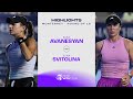 Elina Avanesyan vs. Elina Svitolina  2024 Monterrey Round of 16  WTA Match Highlights