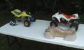 1/4 Scale Suzuki Quadracer and Honda Fourtrax 250R Scratch built