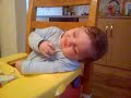 Funny baby sleeping and eating (VERY FUNNY)