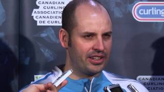 Draw 1 Media Scrum - 2013 Tim Hortons Brier