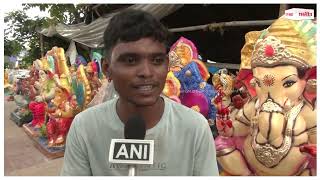 वाराणसी में गणेश चतुर्थी की तैयारियां ज़ोरों पर, गणेश प्रतिमाओं की बढ़ी डिमांड