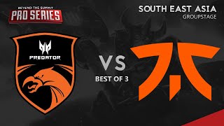 TNC Predator vs Fnatic Game 1 (BO3) | BTS Pro Series: SEA