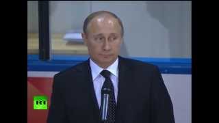 Речь Путина и минута молчания на ЧМ по хоккею