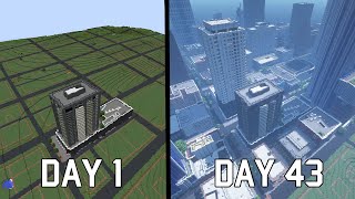 I built 100 Seattle Skyscrapers, 1:1 Scale in Minecraft (200 hour timelapse)