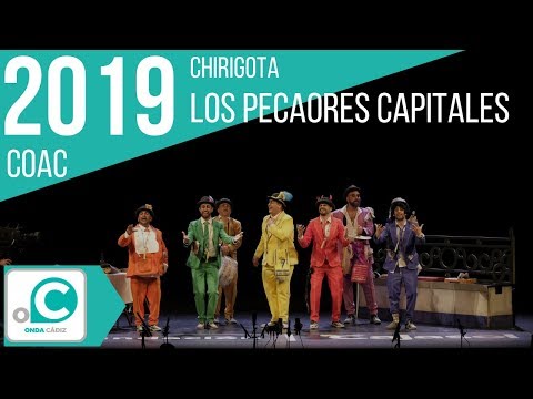 La agrupación Los pecaores capitales llega al COAC 2019 en la modalidad de Chirigotas. Primera actuación de la agrupación para esta modalidad. 
