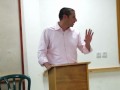 Zeev Krengel addresses S.African Zionist Federation (Telfed) meeting in Raanana, June 2010