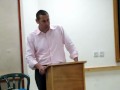 Zeev Krengel addresses S.African Zionist Federation (Telfed) meeting in Raanana, June 2010