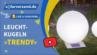 Esotec Solar Leuchtkugeln Trendy Youtube