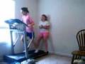 Fat Girl Falls On Treadmill