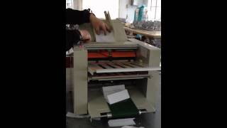 Brand New 310*700 mm Paper 2 Folding Plates Auto Folding Machine ZE-8B/2  E 