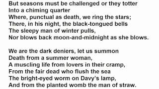 Dylan Thomas Boys Of Summer Meaning