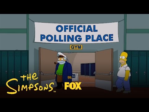 THE SIMPSONS - Homer Votes 2012 / Симпсоны - Гомер голосует