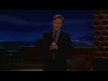 Conan Catches Jordan Schlansky Coming In Late