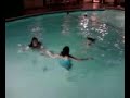 kimmy jumping in the pool fully clothed