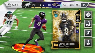 GT LAMAR JACKSON VS #1 RANKED PLAYER! HE KEPT USING A TOUCHDOWN GLITCH 😡