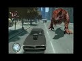 T-rex 3d animation and GTA IV