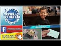 Cartão da flor de origami que abre na água (cartão para o Dia das Mães)