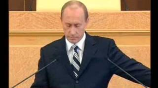 В.Путин.Послание ФС РФ.26.04.07.Part 8