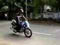 Stoppie On Honda Shine 125