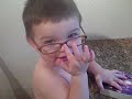 funny baby reading