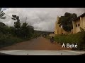 Routes de Kamsar et Boke, en Guinée, Afrique