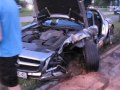 CRASH WYPADEK MERCEDES SLS AMG VS FORD MONDEO WARSAW