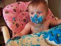 Adorable Baby's 1st Birthday - Eating Cake - Lilah