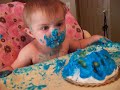Adorable Baby's 1st Birthday - Eating Cake - Lilah