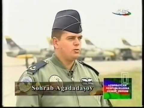 azerbaijani soldier. Millitary Air Base Azerbaijan