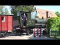 Two ladies with a steam whistle ,stoomtrein dubbele locomotief