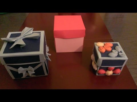 Оригами коробку с сюрпризами Оригами коробку с сюрпризами