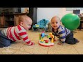 Dancing Twin Babies - Cute kids can't get enough music