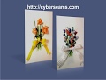 Make a 3D Greeting Card with Flowers on the Front