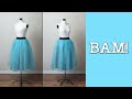 How To Sew A Peekaboo Tulle Skirt - Sewing Tutorial