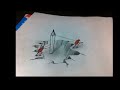 3d anamorphic drawing 3
