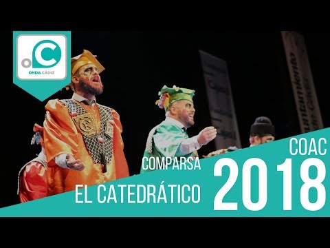La agrupación El catedrático llega al COAC 2018 en la modalidad de Comparsas. Primera actuación de la agrupación para esta modalidad. 
