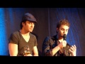 Ian Somerhalder and Paul Wesley at BloodyNightCon 12-05-13, very funny moments see the description